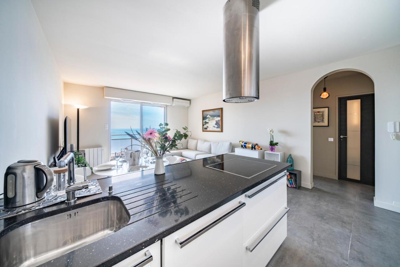 Baie Roquebrune, Balcon Vue Mer, Parking Gratuit - Ao Eksteriør billede